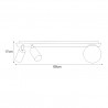 Lampa sufitowa K-4135 z serii ALBIO Kaja Lighting