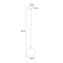Lampa wisząca K-4910 z serii ISLA Kaja Lighting