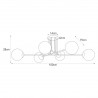 Lampa sufitowa K-4915 z serii ISLA Kaja Lighting