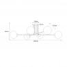 Lampa sufitowa K-4925 z serii SAVOY Kaja Lighting