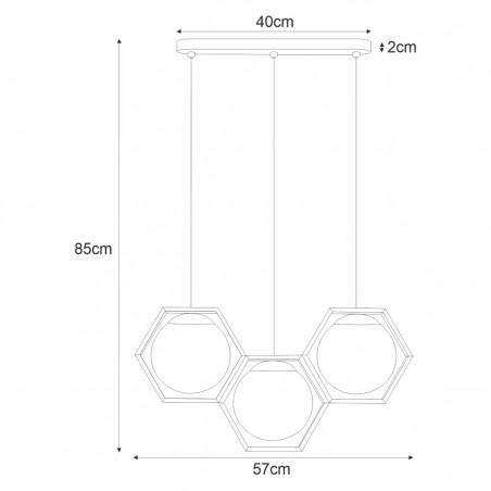 Lampa wisząca K-4786 z serii FAVO Kaja Lighting