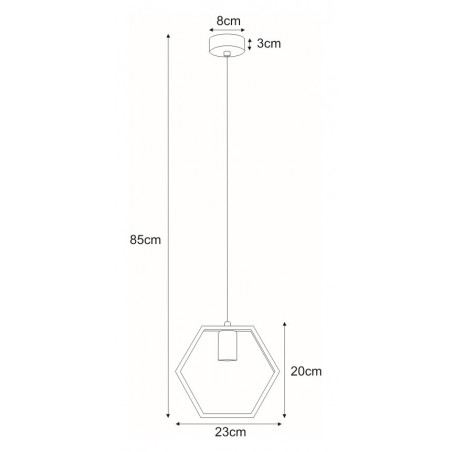 Lampa wisząca K-4720 z serii HONEY Kaja Lighting