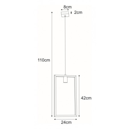 Lampa wisząca K-4031 z serii LAVAYA Kaja Lighting