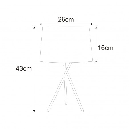 Lampka stołowa / nocna K-4362 z serii REMI WHITE Kaja Lighting