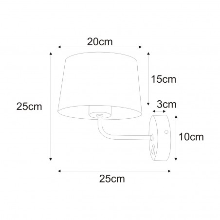 Kinkiet K-4371 z serii REMI GRAY Kaja Lighting