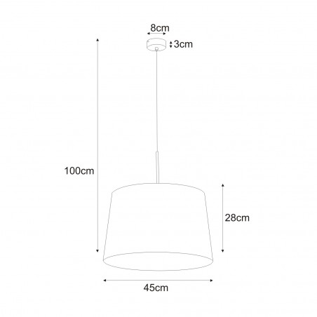 Lampa wisząca K-4350 z serii REMI BLACK Kaja Lighting