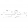 Lampa sufitowa K-4940 z serii KUGA Kaja Lighting