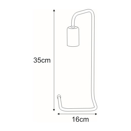 Lampka stołowa / nocna K-4044 z serii PEKA Kaja Lighting