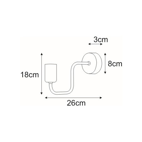 Kinkiet K-4043 z serii PEKA Kaja Lighting
