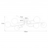 Lampa sufitowa K-4706 z serii KARI Kaja Lighting