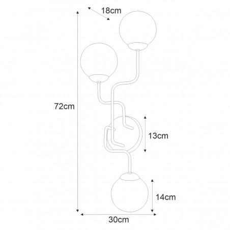 Kinkiet K-4708 z serii KARI Kaja Lighting