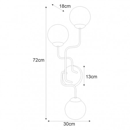 Kinkiet K-4058 z serii BARI Kaja Lighting