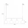 Lampa wisząca K-4883 z serii FARO Kaja Lighting