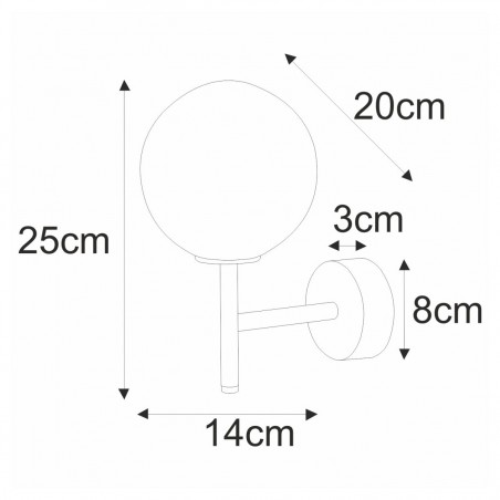 Kinkiet K-4884 z serii FARO Kaja Lighting