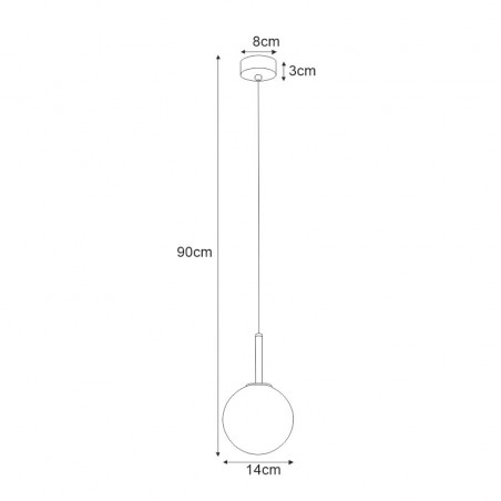 Lampa wisząca K-4885 z serii FARO Kaja Lighting