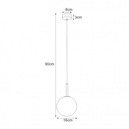 Lampa wisząca K-4886 z serii FARO Kaja Lighting