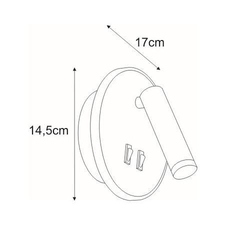 Kinkiet K-8095 z serii SET Kaja Lighting