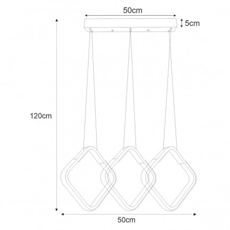 Lampa wisząca K-8160 z serii HILD Kaja Lighting