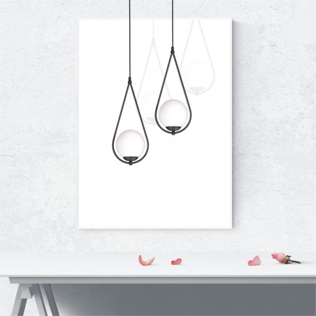 Lampa wisząca K-4771 z serii NEVE BLACK Kaja Lighting