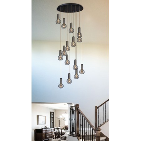 Lampa wisząca KP-15 z serii ARVI BLACK Kaja Lighting