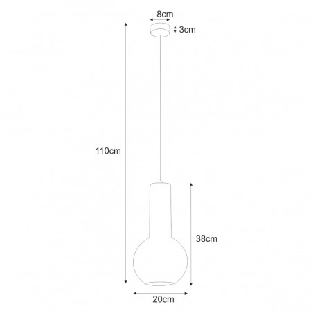 Lampa wisząca K-4525 z serii ARVI WHITE Kaja Lighting