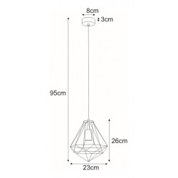 Lampa wisząca K-4018 z serii MARKO Kaja Lighting