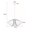 Lampa wisząca K-3407 BIAŁY z serii TIZI II Kaja Lighting