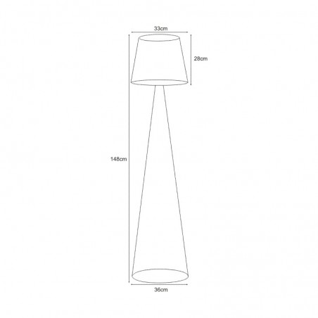 Lampa podłogowa K-4643 z serii SOUL BLACK Kaja Lighting