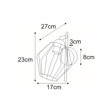 Kinkiet K-3772 z serii BENET Kaja Lighting