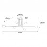 Lampa sufitowa K-4393 z serii SITYA WHITE Kaja Lighting
