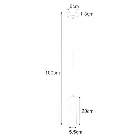 Lampa wisząca K-4435 z serii DOPIK Kaja Lighting