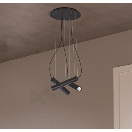 Lampa wisząca K-4401 z serii MILE BLACK Kaja Lighting