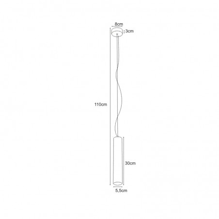 Lampa wisząca K-4417 z serii MILE WHITE Kaja Lighting