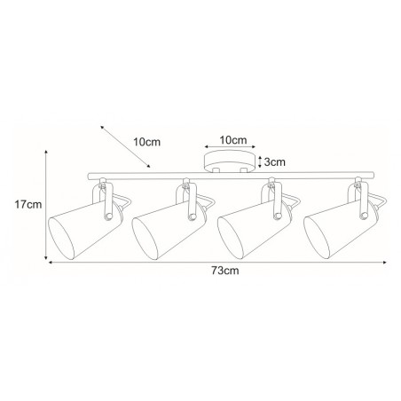 Reflektor / spot K-8117 z serii NOKA Kaja Lighting