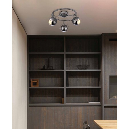 Lampa sufitowa K-8002/3G CHR z serii SALVA CHROM Kaja Lighting