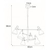 Lampa sufitowa K-8108 z serii KANTI Kaja Lighting