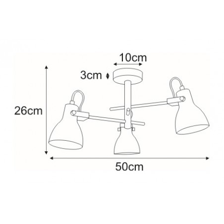 Lampa sufitowa K-8110 z serii KANTI Kaja Lighting