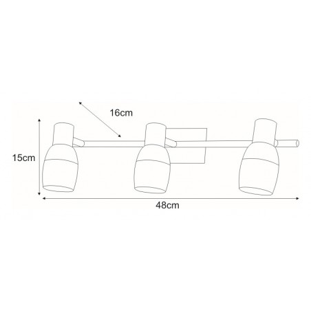 Kinkiet K-WLD94503-3 z serii HOSTA Kaja Lighting