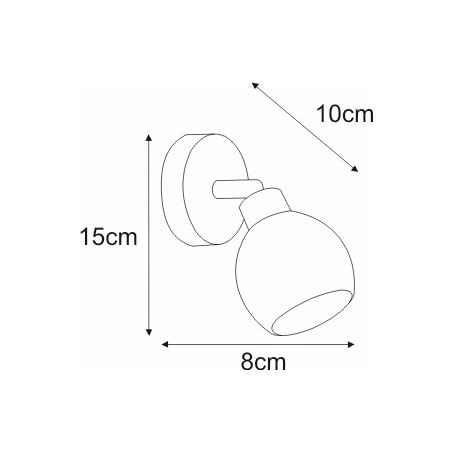 Kinkiet K-W9528/1 z serii AZELA Kaja Lighting