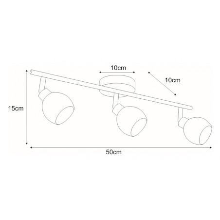 Kinkiet K-C9528/3 z serii AZELA Kaja Lighting