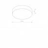 ARENA LED Czarny 18W
