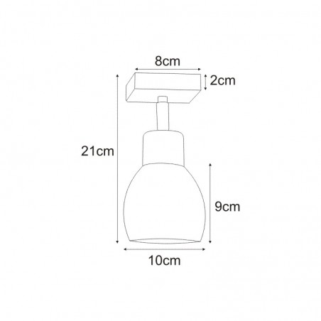 Kinkiet K-4584 z serii MIKA GRAY Kaja Lighting