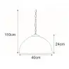 Lampa wisząca K-P161551 z serii SARGAN Kaja Lighting
