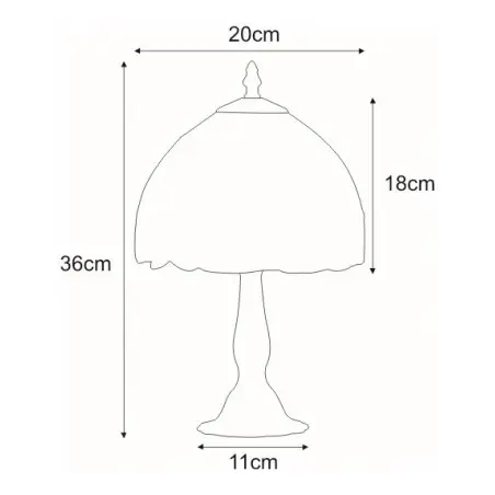 Lampka stołowa / nocna K-G08529 z serii TECO Kaja Lighting