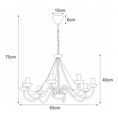 Lampa wisząca K-3992 z serii BARTEZ Kaja Lighting