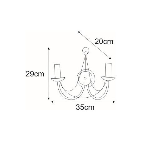 Kinkiet K-3527 z serii PERSEO Kaja Lighting