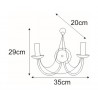 Kinkiet K-3527 z serii PERSEO Kaja Lighting