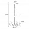 Lampa wisząca K-3520 z serii PERSEO Kaja Lighting