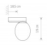 ICE EGG C Czarny 25W