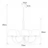 Żyrandol K-4336 z serii SASTO Kaja Lighting